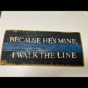 Home made Wooden Sign